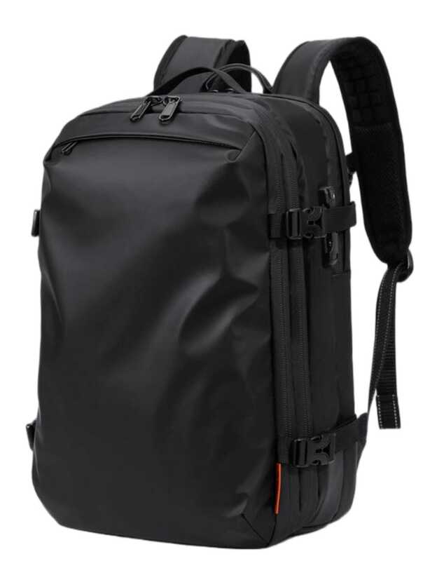 Business Travel Backpack With Vacuum Compression Storage Compartment Multifunctional Laptop Backpack Customized